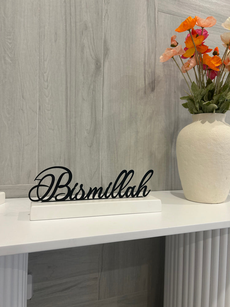 Alhamdullilah Bismillah Thikr Tablestand - Metal