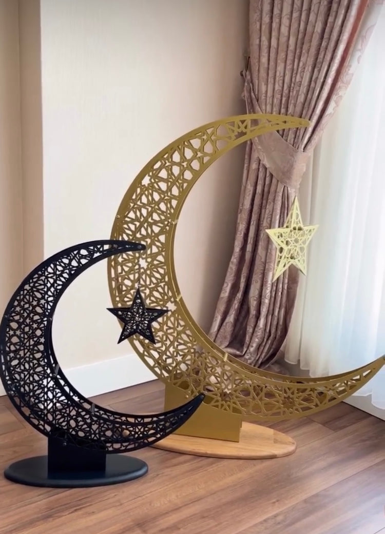 Metal Ramadan/Eid crescent