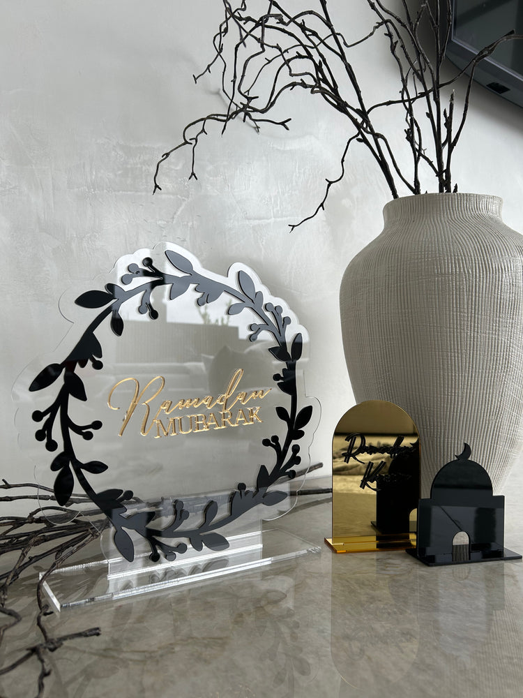 Ramadan Mubarak / Eid Mubarak Floral wreath