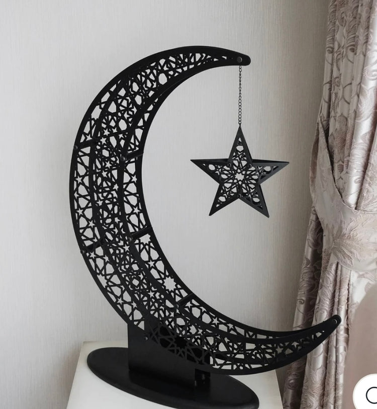 Metal Ramadan/Eid crescent