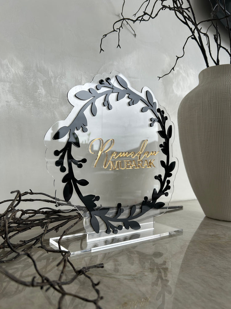 Ramadan Mubarak / Eid Mubarak Floral wreath