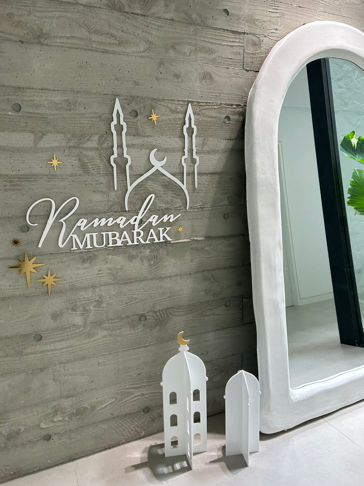 Ramadan Decor - Ramadan Mubarak Wall art Masjid