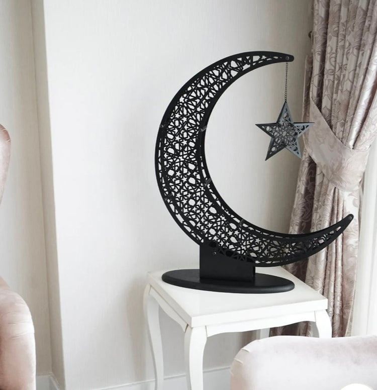 Metal Ramadan/Eid crescent