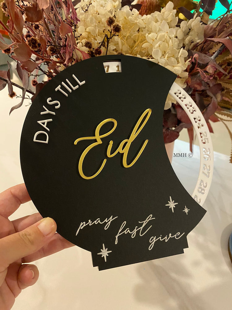 Count Down Til Eid Spinning No2