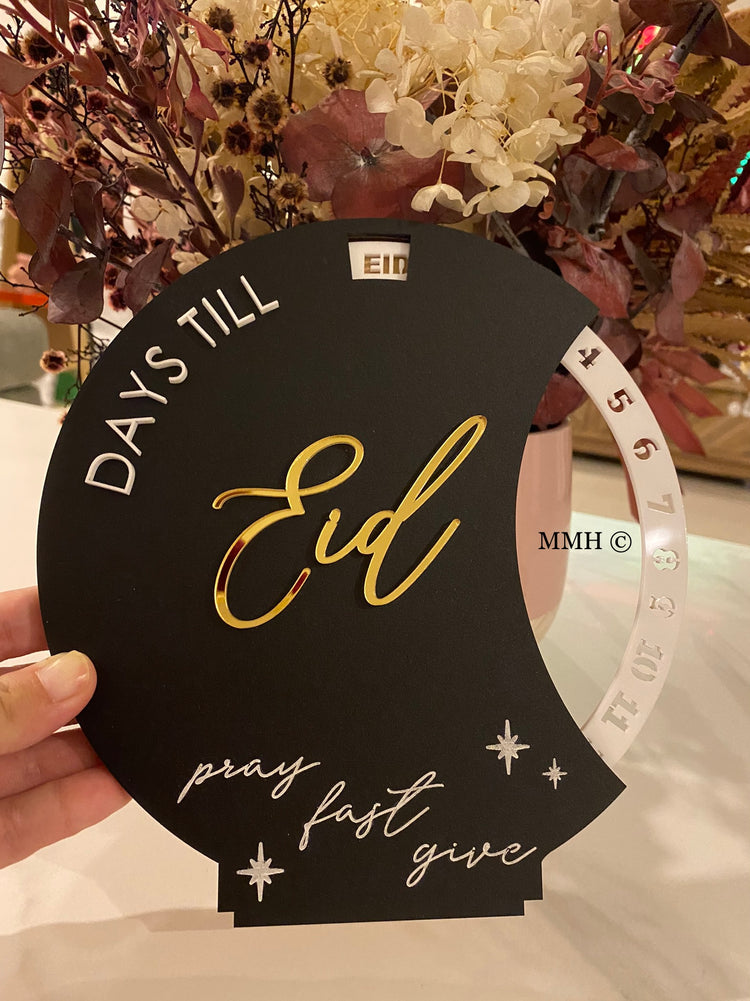 Count Down Til Eid Spinning No2