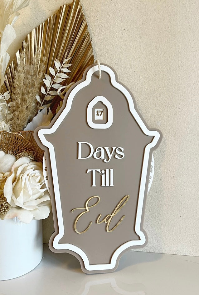 Lantern Spinning Count Down til Eid