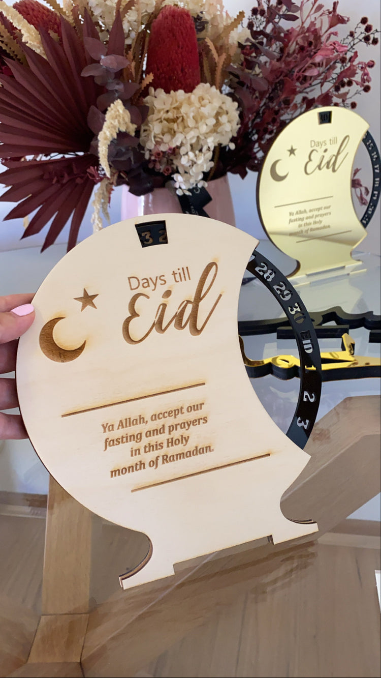 Count Down Til Eid Spinning No2
