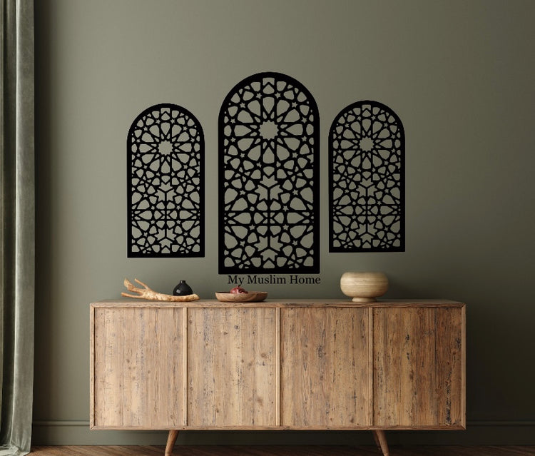 Moroccan Islamic inspired Arches - OPTION 1 Wooden