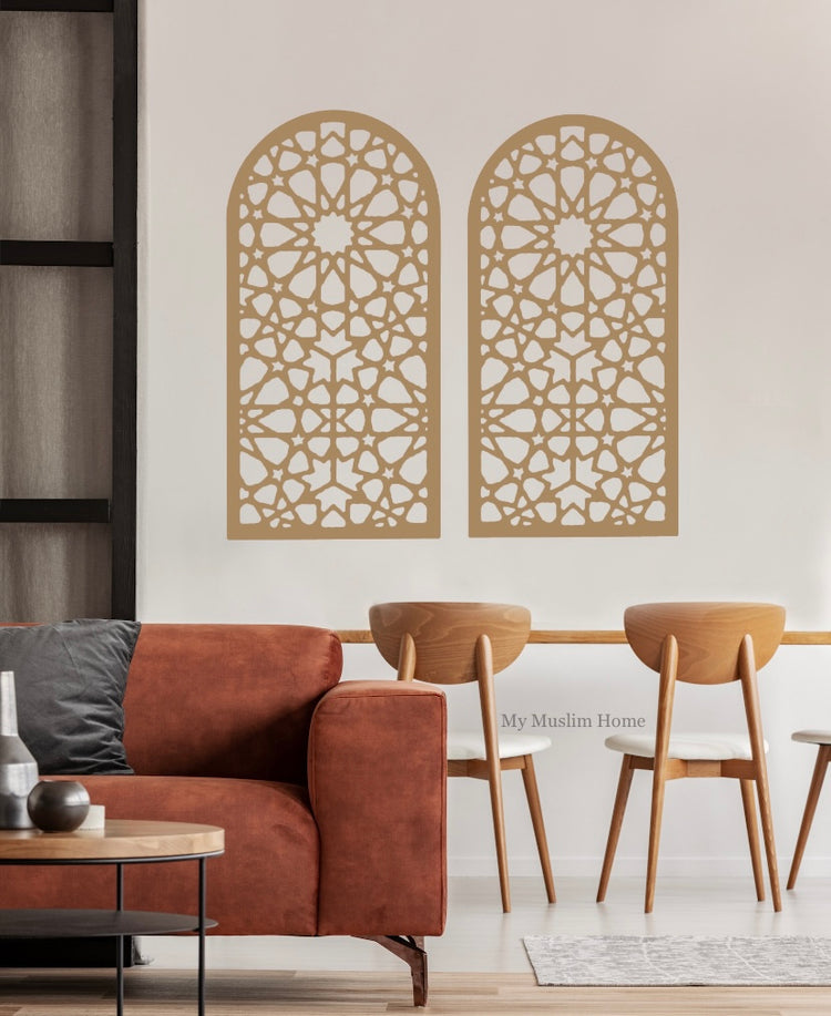 Moroccan Islamic inspired Arches - OPTION 1 Wooden