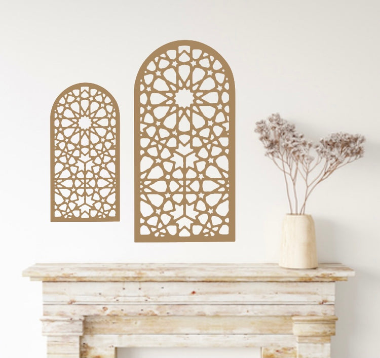 Moroccan Islamic inspired Arches - OPTION 1 Wooden